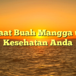 Manfaat Buah Mangga untuk Kesehatan Anda