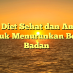 Tips Diet Sehat dan Ampuh untuk Menurunkan Berat Badan